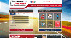 Desktop Screenshot of pattersontirepros.com